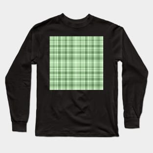 Green Plaid Picnic Blanket Long Sleeve T-Shirt